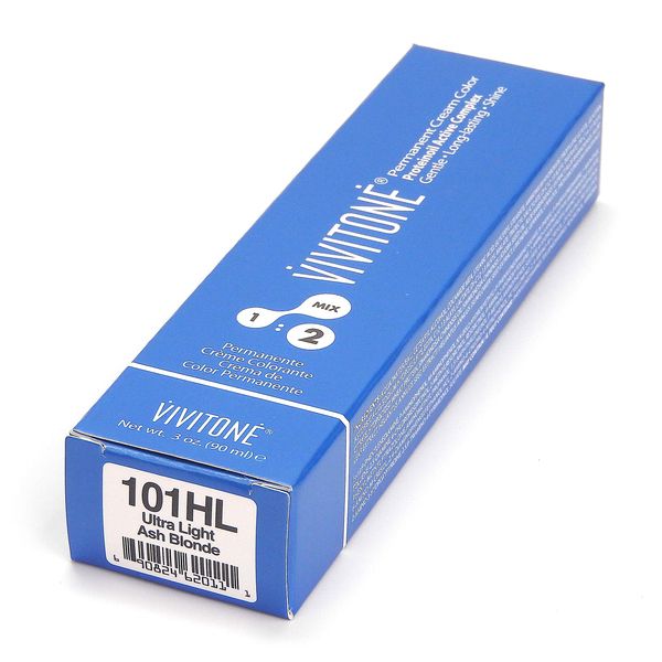 VIVITONE Permanent Cream Color 101HL (Ultra Light Ash Blonde)