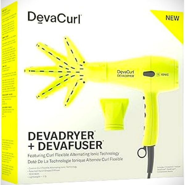 DevaCurl DevaDryer + DevaFuser Professional Ionic Blow Dryer New In Box_NIB