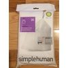 Code G 20 Ct SIMPLEHUMAN Custom Fit Trash Bags Can Liners Refill Size