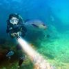 300000LM 5*leds LED Diving Flashlight Scuba Dive Torch Professional Diver Light