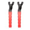 sourcing map 2pcs Angle Grinder Wrench 0.4"-1.6"(10-40mm) Range Universal Adjustable Lock Nut Pin Replacement Wrenches Spanner for Angle Grinder Machine Table Grinder Marble Machine, Red