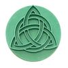 TRINITY TRIQUETRA CELTIC KNOT COOKIE STAMP EMBOSSER MADE IN USA PR4450