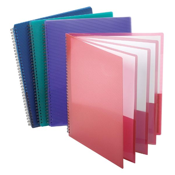 Esselte Oxford Poly 8-Pocket Folder - Letter Size - 9.1 x 10.6 x 0.4 (Colors may Vary)