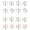 Felimoa Hairpin Hair Accessory Snow Hair Ornament Hair Arrangement 2 Colors Total 16 Piece Set