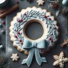 Wreath Christmas 4'' Cookie Cutter Metal