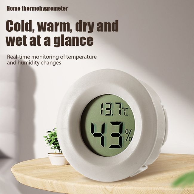 Weather station electronic thermometer, hygrometer with sensor, Equipment  \ Meters & Testers \ Temperature & humidity meters