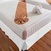 Superior 100% Brushed Microfiber Pleated Bed Skirt, King, White