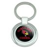 GRAPHICS & MORE Illinois State Redbirds Keychain Classy Round Chrome Plated Metal