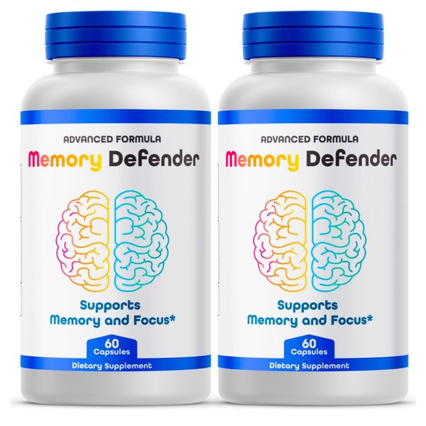 Memory Defender Advanced Brain & Cognitive Health Support 120 Capsules Genuine