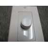 All White 7/8" Knob & Decora wall plate for Impedance Matching Volume