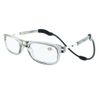 Loopies Magnetic Reading Glasses. Unisex, Adjustable, Foldable, Front Connecting, UVA, Scratch Resistant, Case & Cloth (Grey, +2.00)
