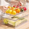4Pack Stackable Refrigerator Organizer Bins Pull Out Drawer Large Vegetable Frui