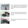 BUUEERR 5" Pattern Paint Roller Brush Sleeve Texture Stencil Wall Decor DIY Tools Decorative Texture Roller (5C96320)