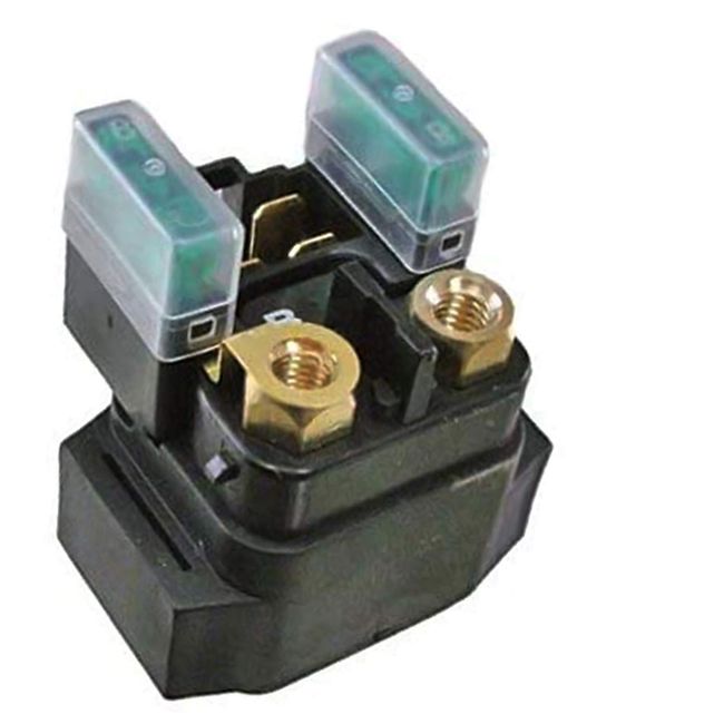 GLENPARTS Starter Relay Solenoid Replacement for Yamaha 400 YFM400 Big Bear 2000 2001 2002 2003 2004 2005 2006 2007 2008 2009