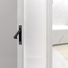 JOY DECOR Pocket Door Pull Handle, Edge Pull, Matte Black Flush Mount for Sliding Doors (2 Pack)