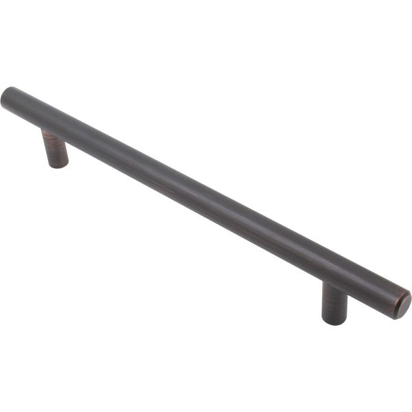 Bar Cabinet Pull, 160 Millimeters, 220mm Overall Length, Vintage Bronze by Stone