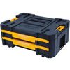 7 In. Stackable 18-Compartment Double Shallow Drawers Parts Box Organizer Case