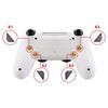 eXtremeRate White Dawn Programable Remap Kit for ps4 Controller with Upgrade Board & Redesigned Back Shell & 4 Back Buttons - Compatible with JDM-040/050/055 - Controller NOT Included