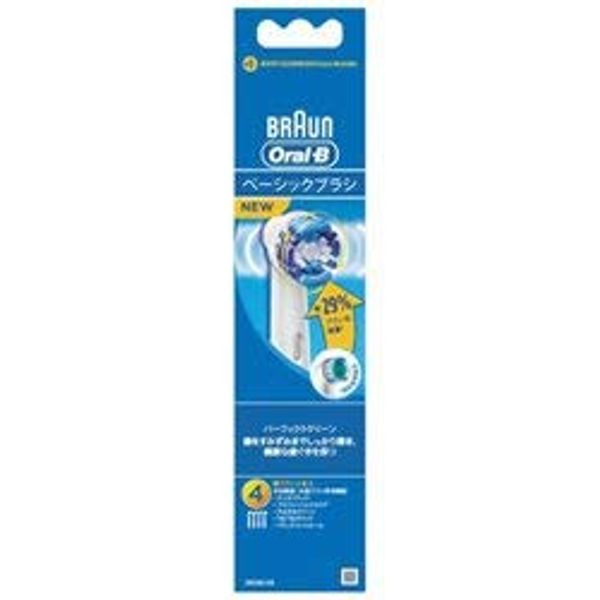 [P&G Gillette] Braun Oral B Perfect Clean Basic Replacement Brush Brush Set of 4 x 10