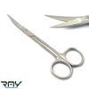 Surgical Curved Iris Scissor 4.5'' Ophthalmic Suture Tissue Removal Dissection 