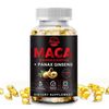 For Male Maca Root 120 Capsules Peruvian Maca Extract Vitamin Supplement