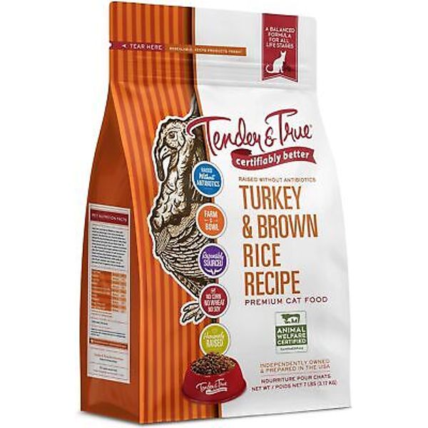 Tender & True Antibiotic-Free Turkey & Brown Rice Recipe 7 Pound (Pack of 1)