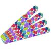Colorful Balloons Pattern Double-Sided Nail File Emery Board Set 4 Pack
