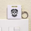 Azeeda 'Pierrot Face' Keyring Tape Measure/Spirit Level Tool (KM00038078)
