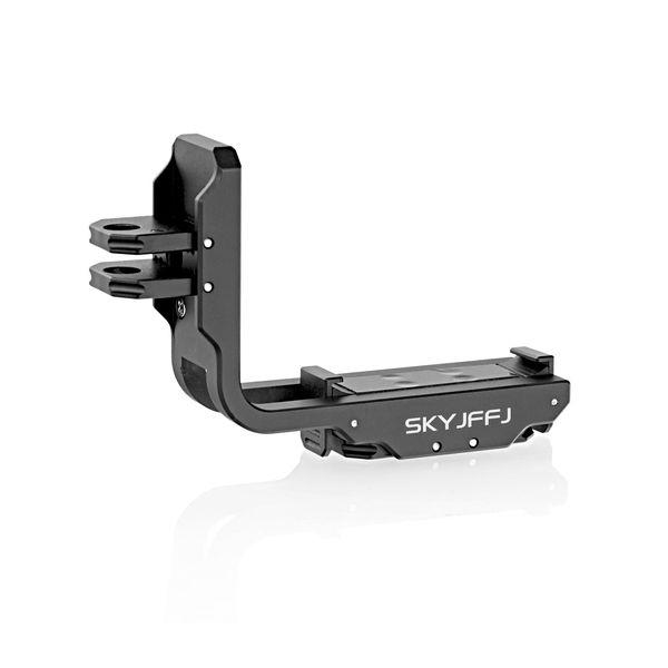 SKYJFFJ 90 Degree Aluminum Vertical Bracket Adapter for DJI Osmo Action 4 /5 Pro