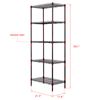 US 5Tier Changeable Adjustable Storage Utility Shelving Home Organizer Wire Rack