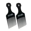 7in Plastic Pick Comb, pack of 2