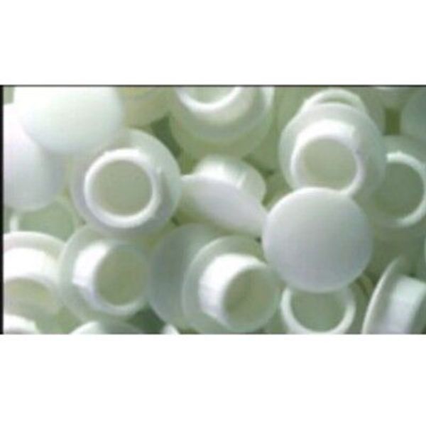 25 Pack 5mm 3/16 Inch White Window Frame Hole Plugs Car Fence Vinyl