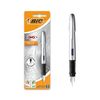 BIC X-pen Fountain Pen, Medium, Blister Pack of 1, Silver