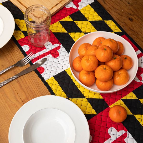 Maryland Flag (Quilted) / Table Runner - 1