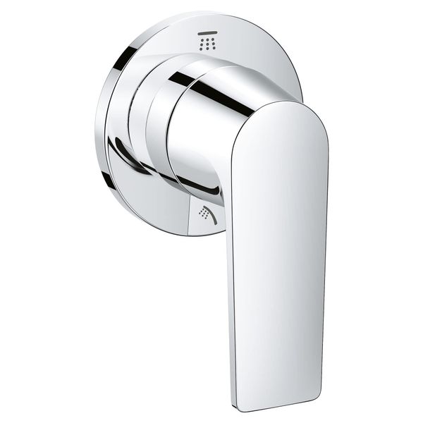 Grohe 29 299 Defined Single Handle 2 Function Diverter Valve Trim - Less Rough In - Starlight Chrome
