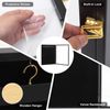 2PCS Jersey Display Case Frame Shadow Rack Box Exquisite Lockable Hanger Wood
