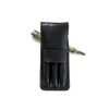 Leather Pen Holster - Black Triple