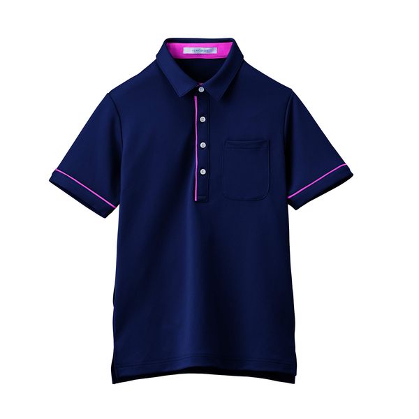 [HEARTGREEN] HSP003 AIRTHROUGHPOLO Short Sleeve Polo Shirt, Starry Night, M