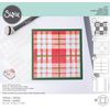 Sizzix Layered Stencils 4PK Tartan, One Size