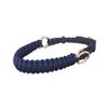 Dark Blue side pull hackamore attachment bitless bridle, horse tack