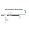 HUBER Motion 22 PIR Motion Sensor 360° for Indoor Use, Flush-Mounted Motion Sensor with Flat Lens, Suitable for LED, Motion Sensor, Suitable for GU10 Socket, 3-Wire Technology