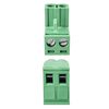 sourcing map 2-Pin 5.08mm Pitch Right Angle PCB Screw Terminal Block Connector 10 Sets
