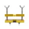 Alnicov Adjustable Mouthpiece Puller Tool Remover Holder Tools for Brass-Wind Instruments(Yellow)