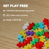 PLUS PLUS - Inspired - Mondrian, Composition A - 350 Pieces - Open-Ended, Art Construction Building Toy, Interlocking Mini Puzzle Blocks