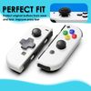 Replacement Button Caps for Switch Joycon, 4PCS Thumbsticks Protector Covers for Switch/Lite Black Silicone Protective Accessories for Joystick 3D Grips Caps