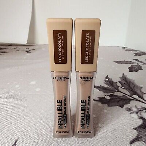 L'Oreal Infallible Pro Matte Les Chocolats Scent Liquid Lipstick Sweet Tooth Lot