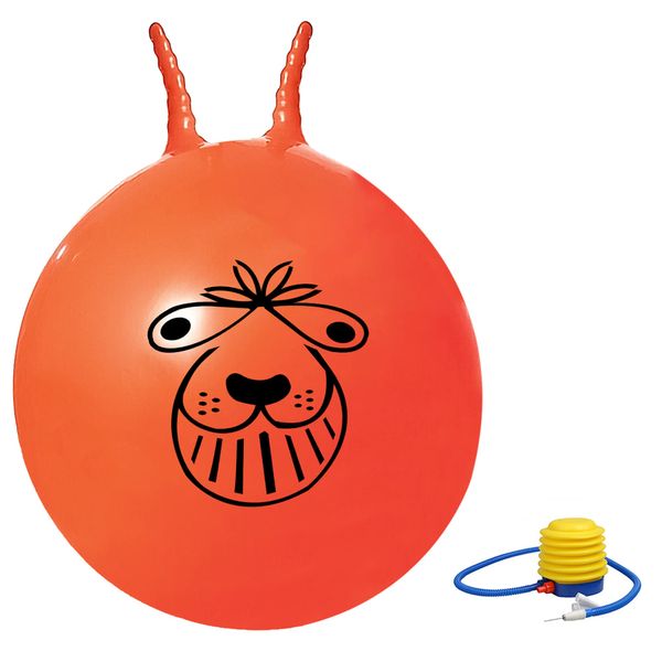 Crystals Retro Space Hopper, Exercise Ball for Kids and Adult - Children Outdoor Toys - Jumping Ball for Outdoor and Indoor Activities - Quick Pump Included (60-cm / 24-Inch)