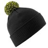 Beechfield Snowstar Beanie - French Navy/Light Grey