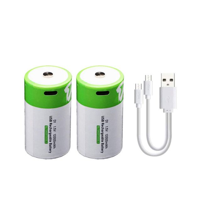 Lankoo USB AA Lithium ion Rechargeable Battery, High Capacity 1.5V 2600mWh  Rechargeable AA Battery, 1.5 H Fast Charge, 1200 Cycle with Type C Port