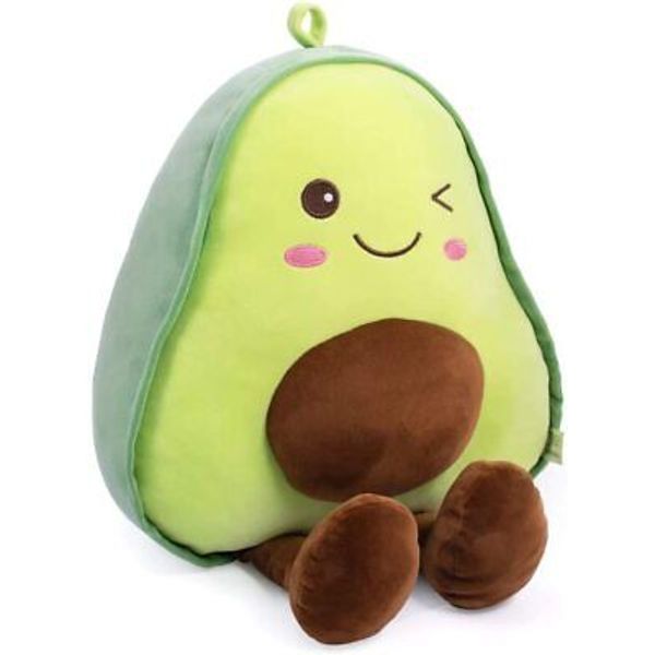 11 Inch Snuggly Stuffed Avocado Fruit Soft Plush Toy Hugging Pillow Gifts